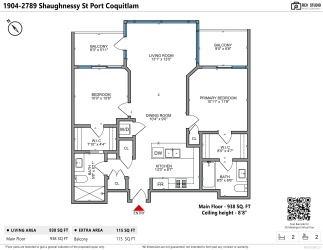 1904-2789 SHAUGHNESSY STREET, Port Coquitlam, British Columbia, 2 Bedrooms Bedrooms, ,2 BathroomsBathrooms,Residential Attached,For Sale,R2882186