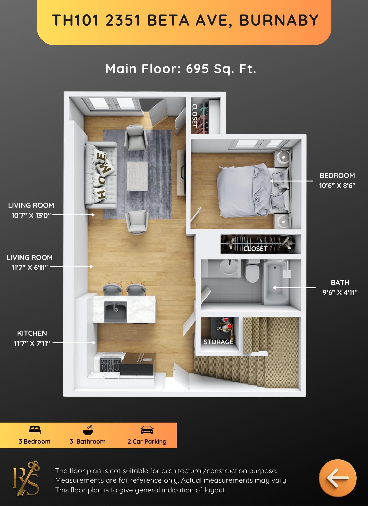 TH101-2351 BETA AVENUE, Burnaby, British Columbia V5C 0M2, 3 Bedrooms Bedrooms, ,3 BathroomsBathrooms,Residential Attached,For Sale,R2892324