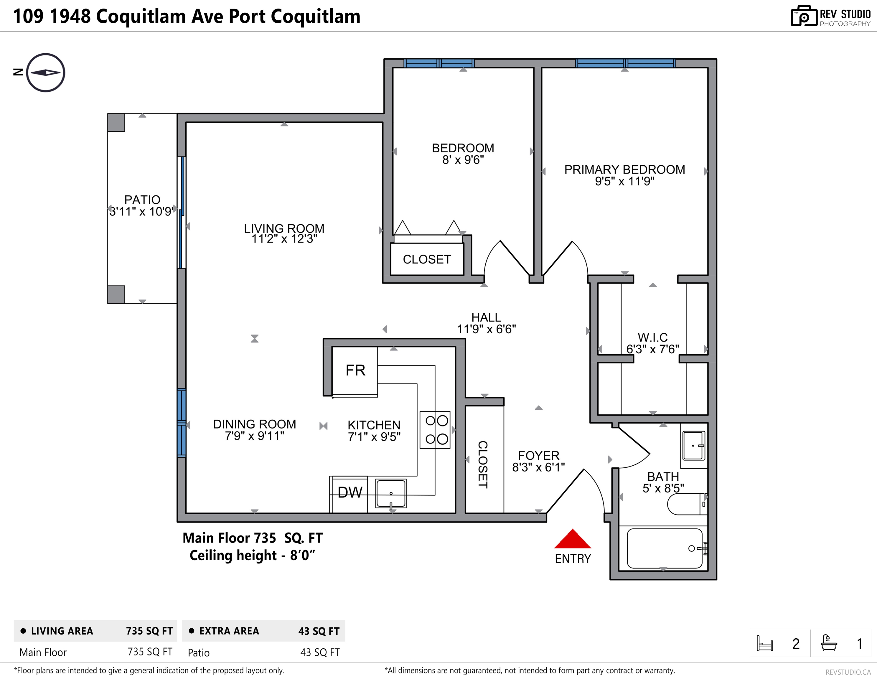 109-1948 COQUITLAM AVENUE, Port Coquitlam, British Columbia V3B 1J5 R2896760