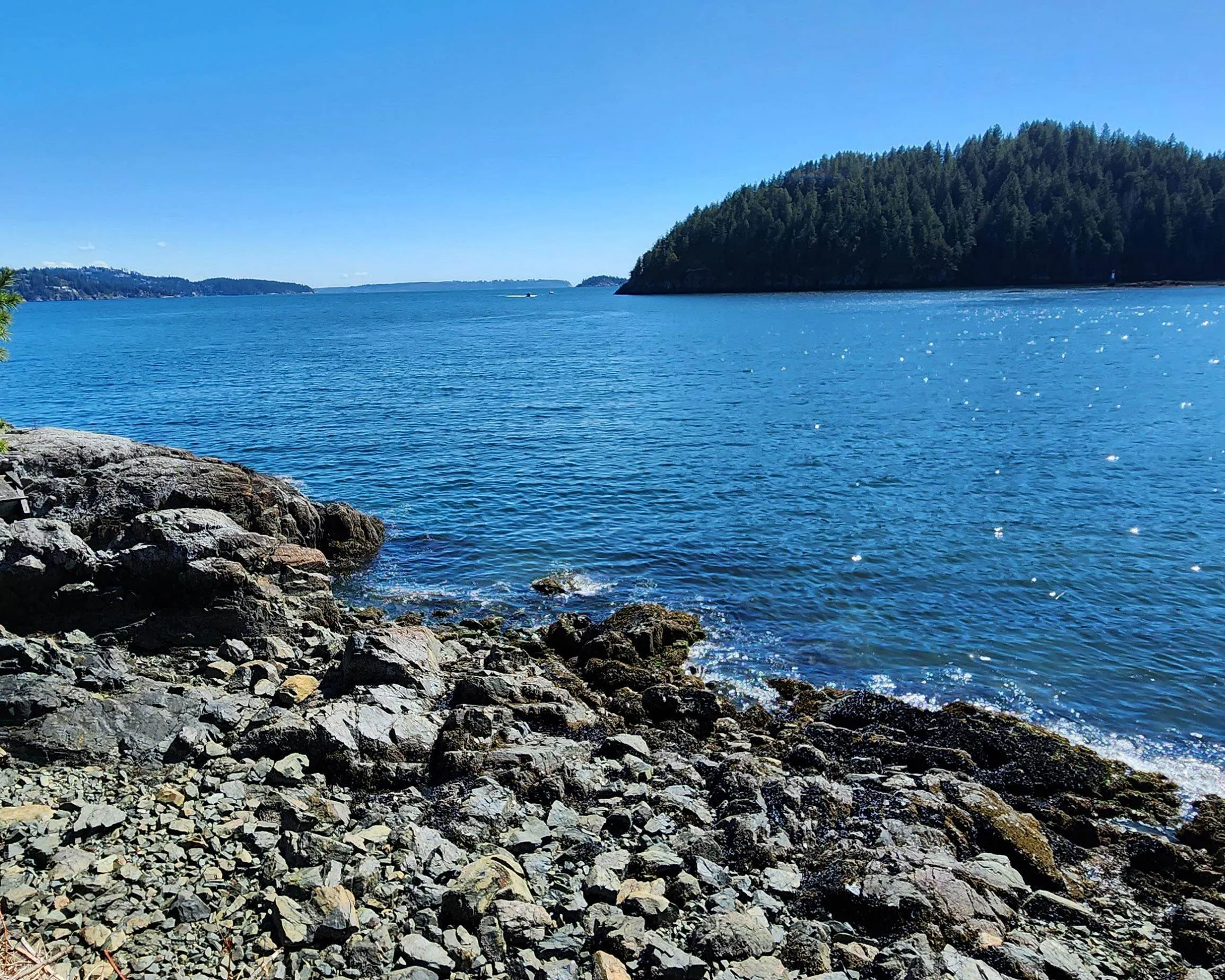 Launch your kayak right off your own beach. Paddle to snug cove for coffee or a drink.