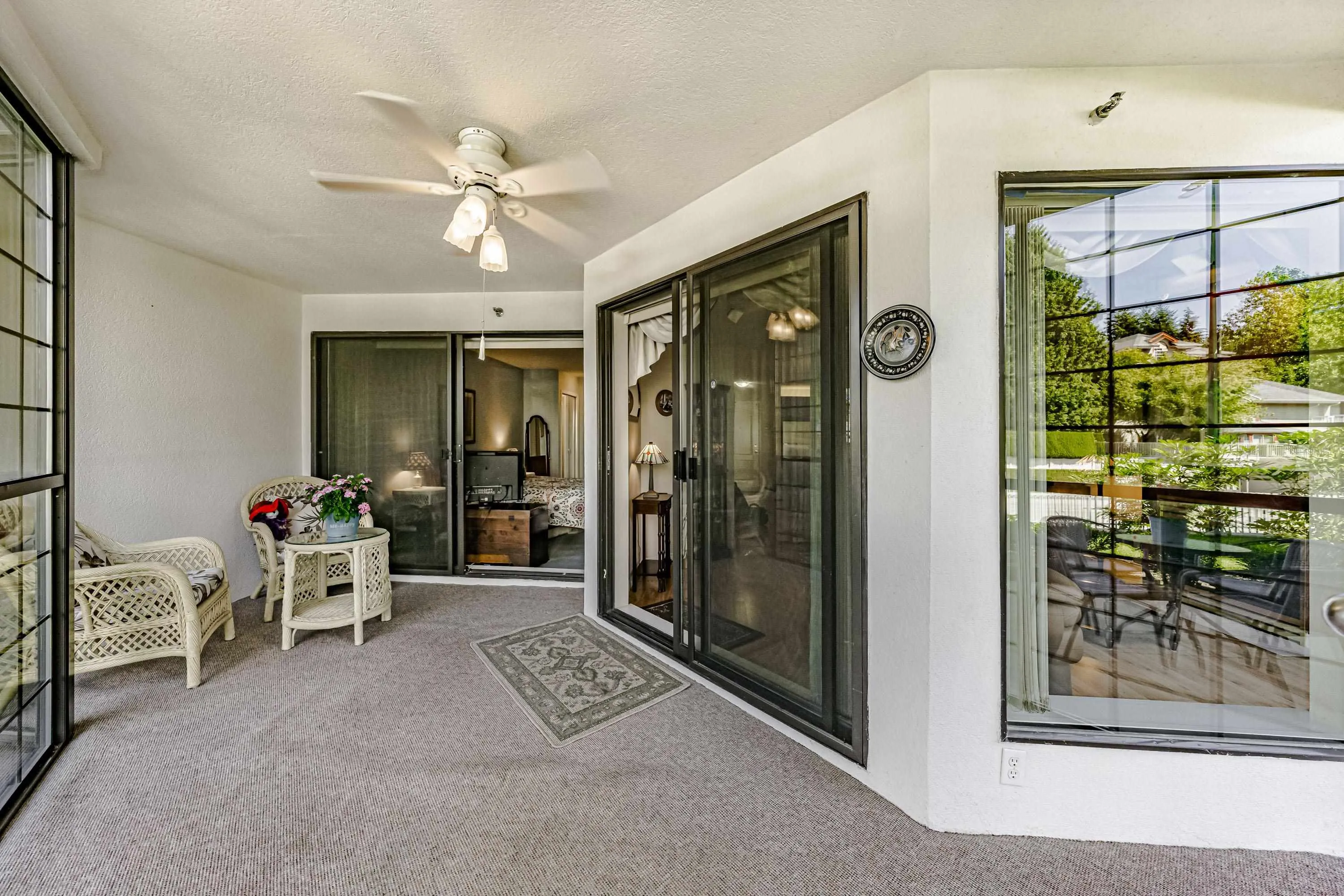 Huge, covered sun room to enjoy every day, rain or shine!