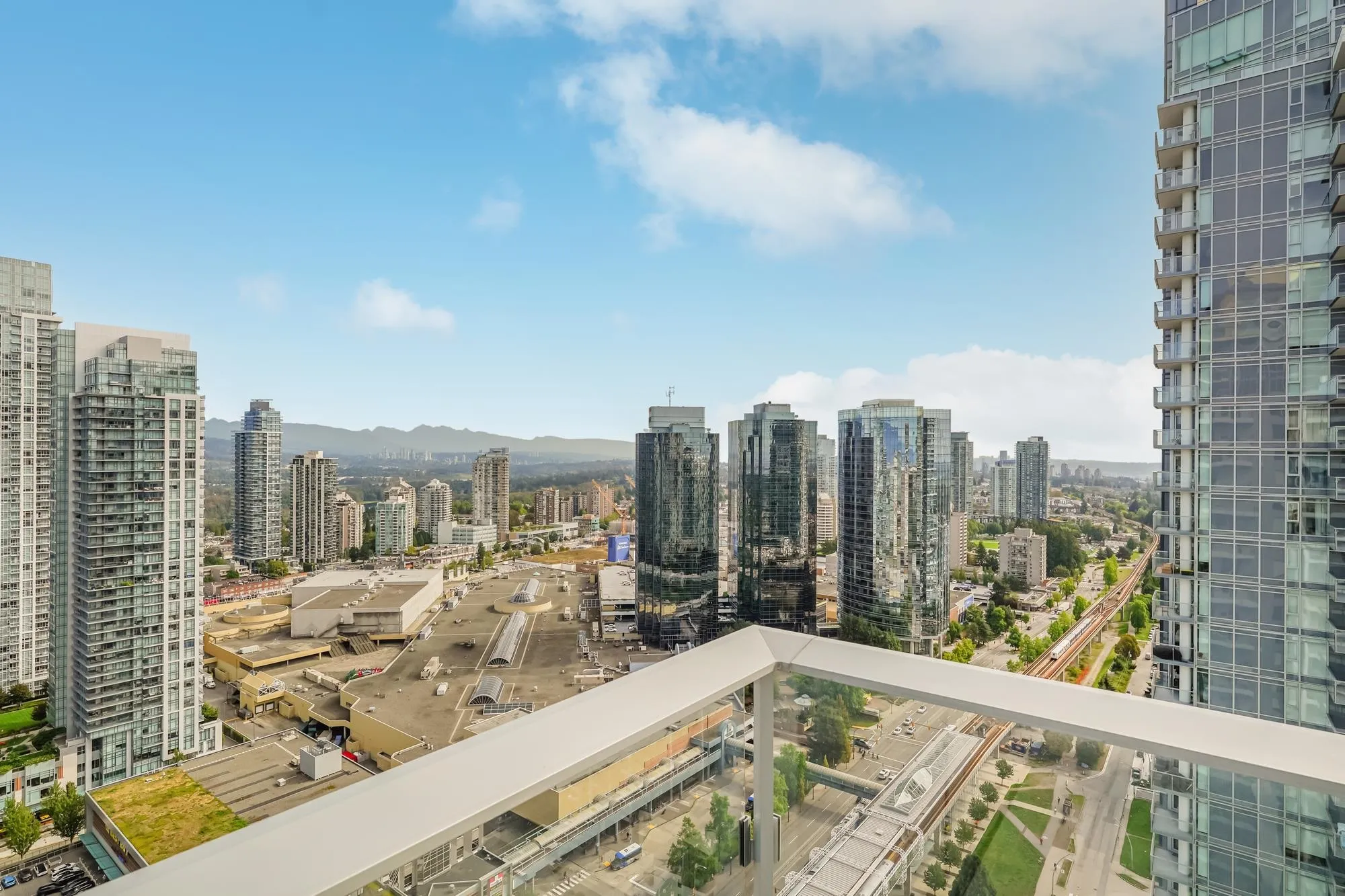 View towards Burnaby Lake.