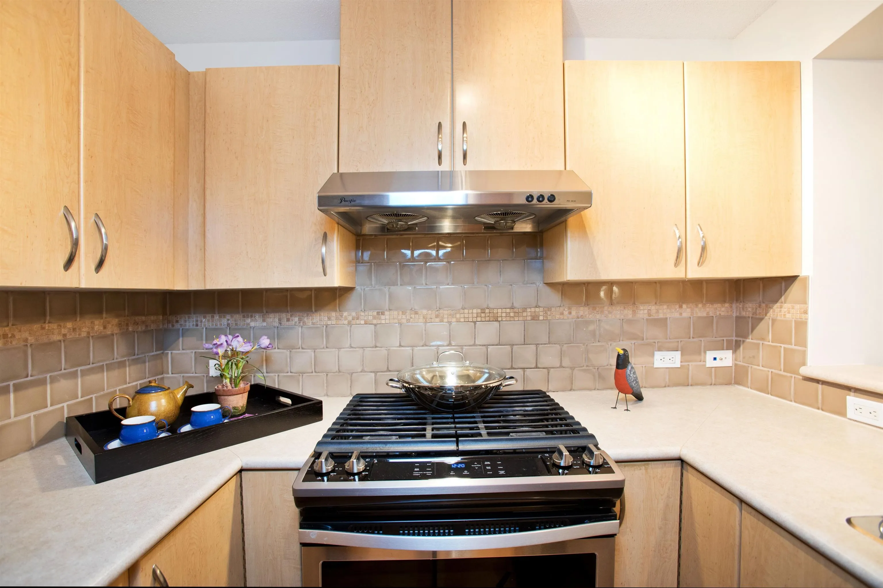 kitchen with gas stove