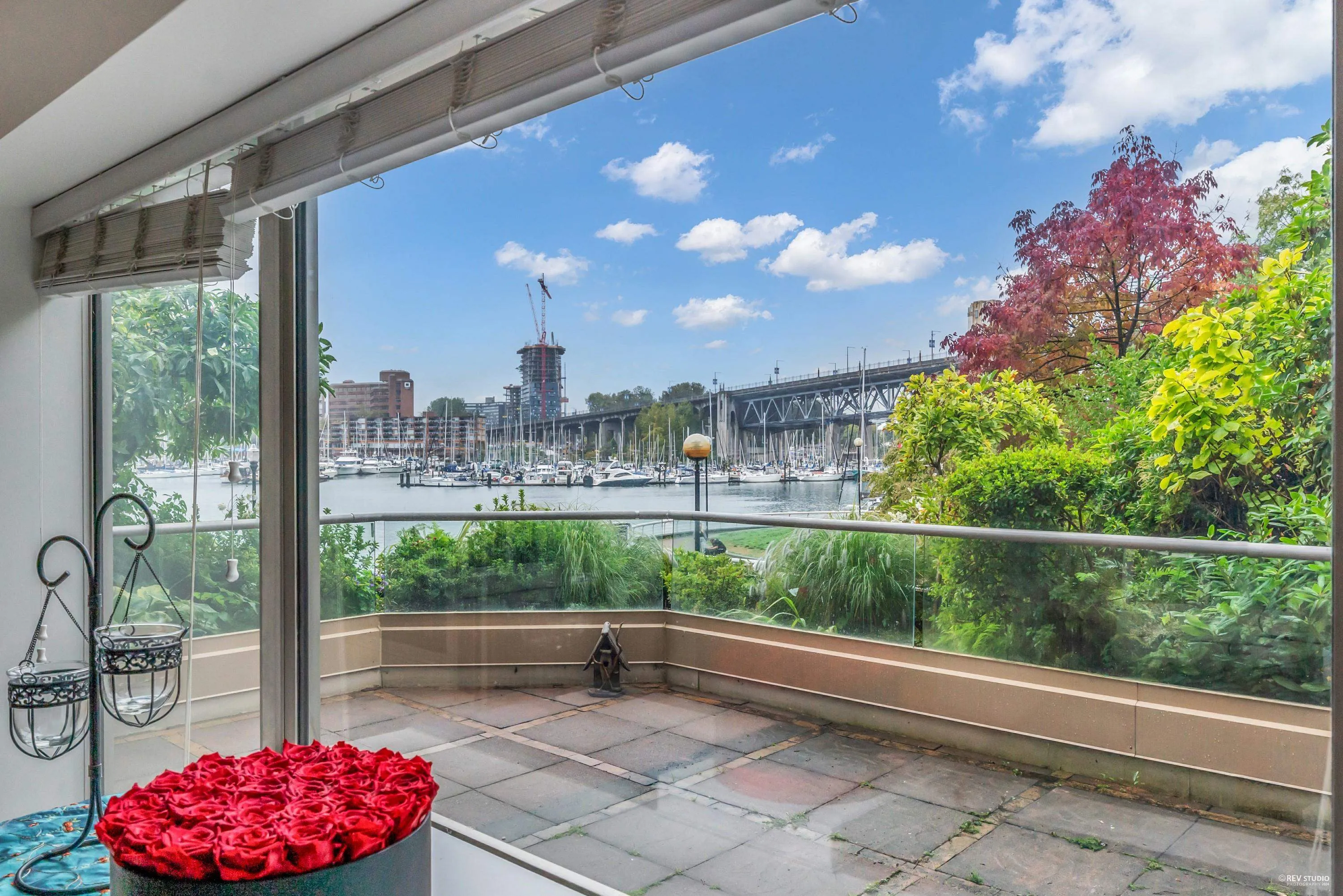 513 sqft deck with water views!