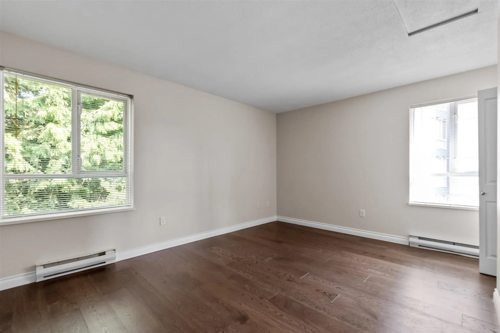 Massive primary bedroom with walk-in closet