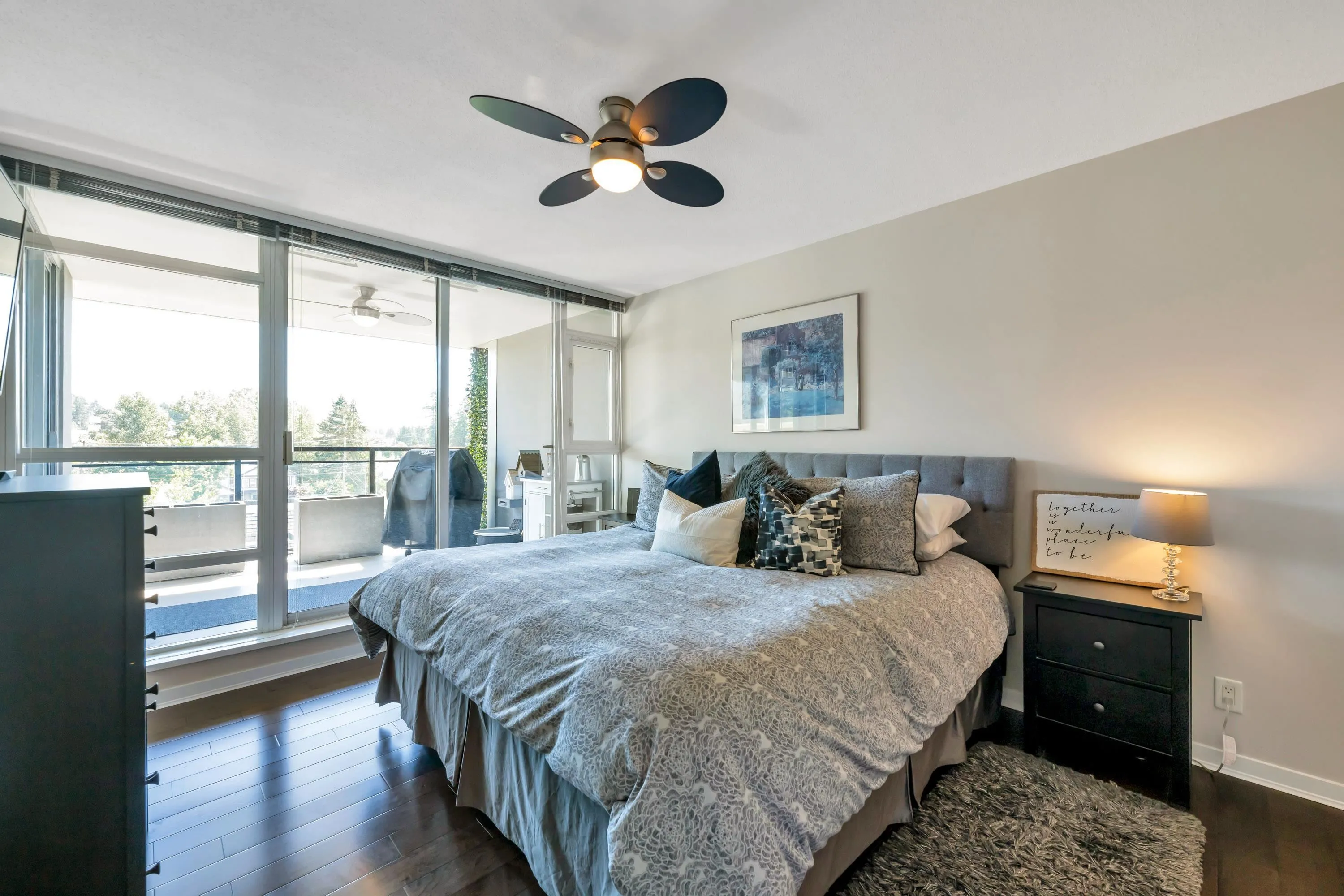 One of two generous sized bedrooms in this home the Primary Bedroom offers plenty of space for full sized furniture and double closets for ultimate storage.