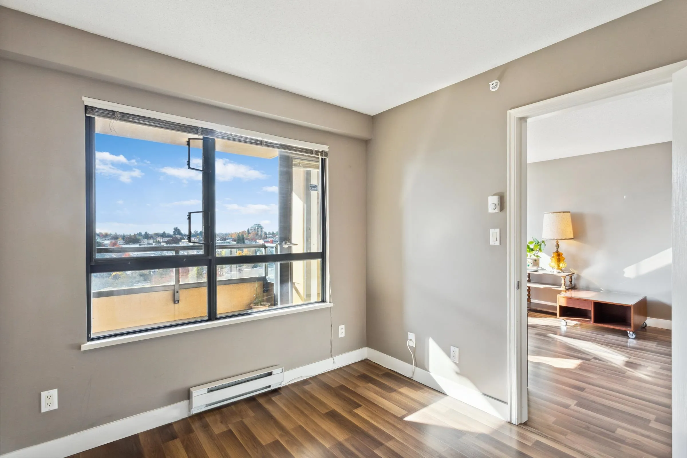 Bedroom #3 with laminate floors!