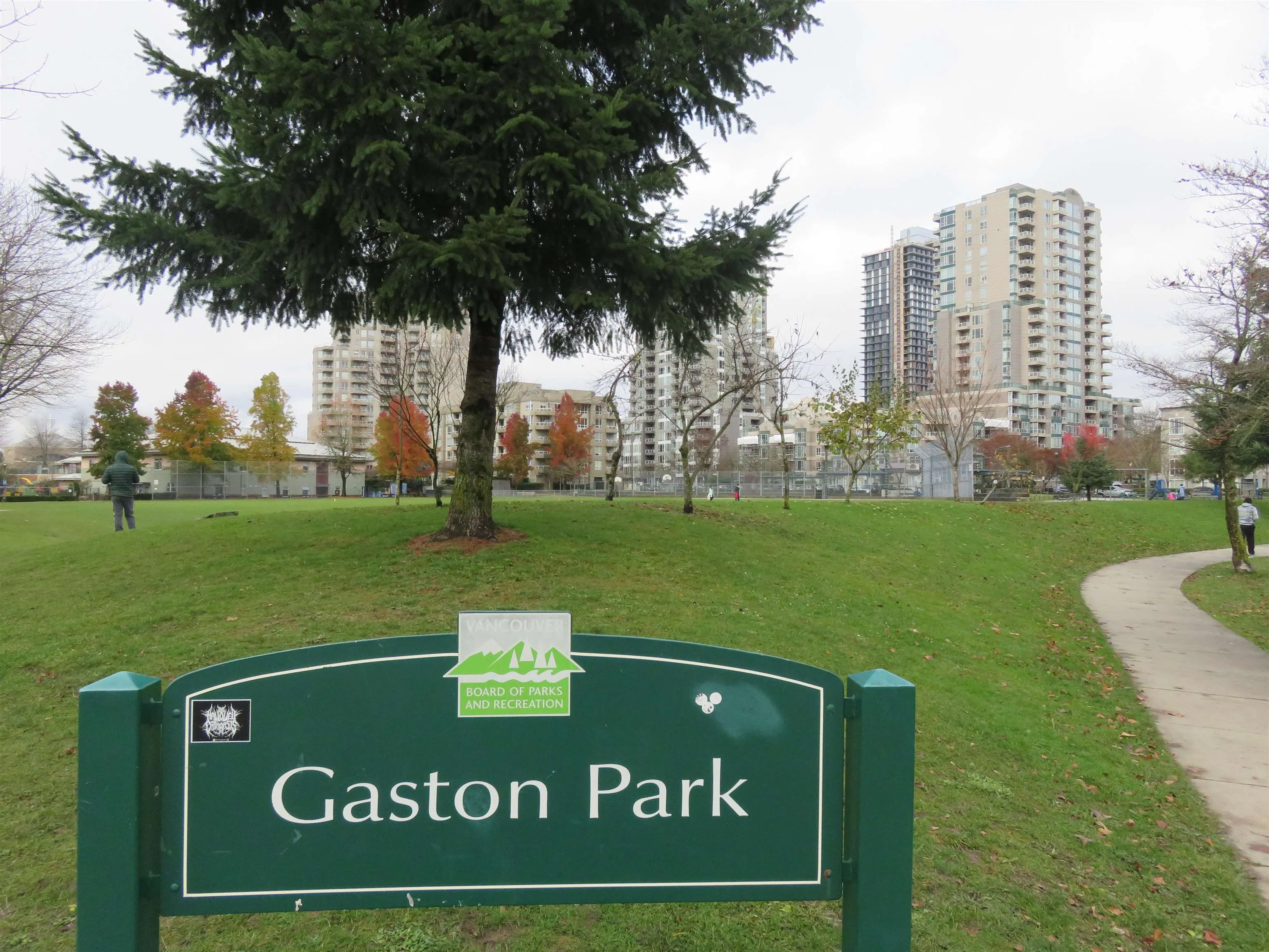 Gaston Park is 1 block away!