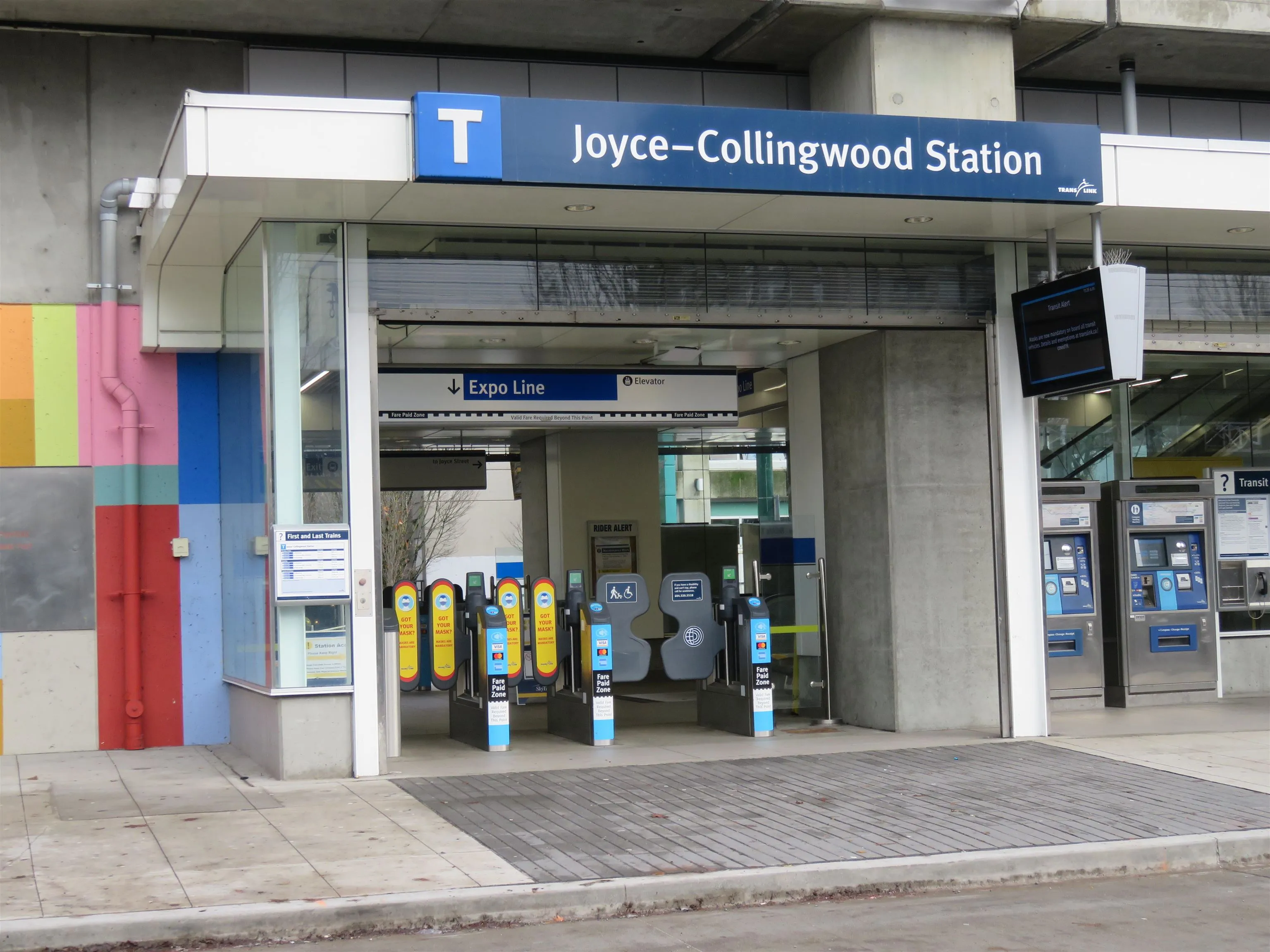 On the Expo Line, the Joyce-Collingwood SkyTrain Station is just 2 blocks from Emerald Park Place!