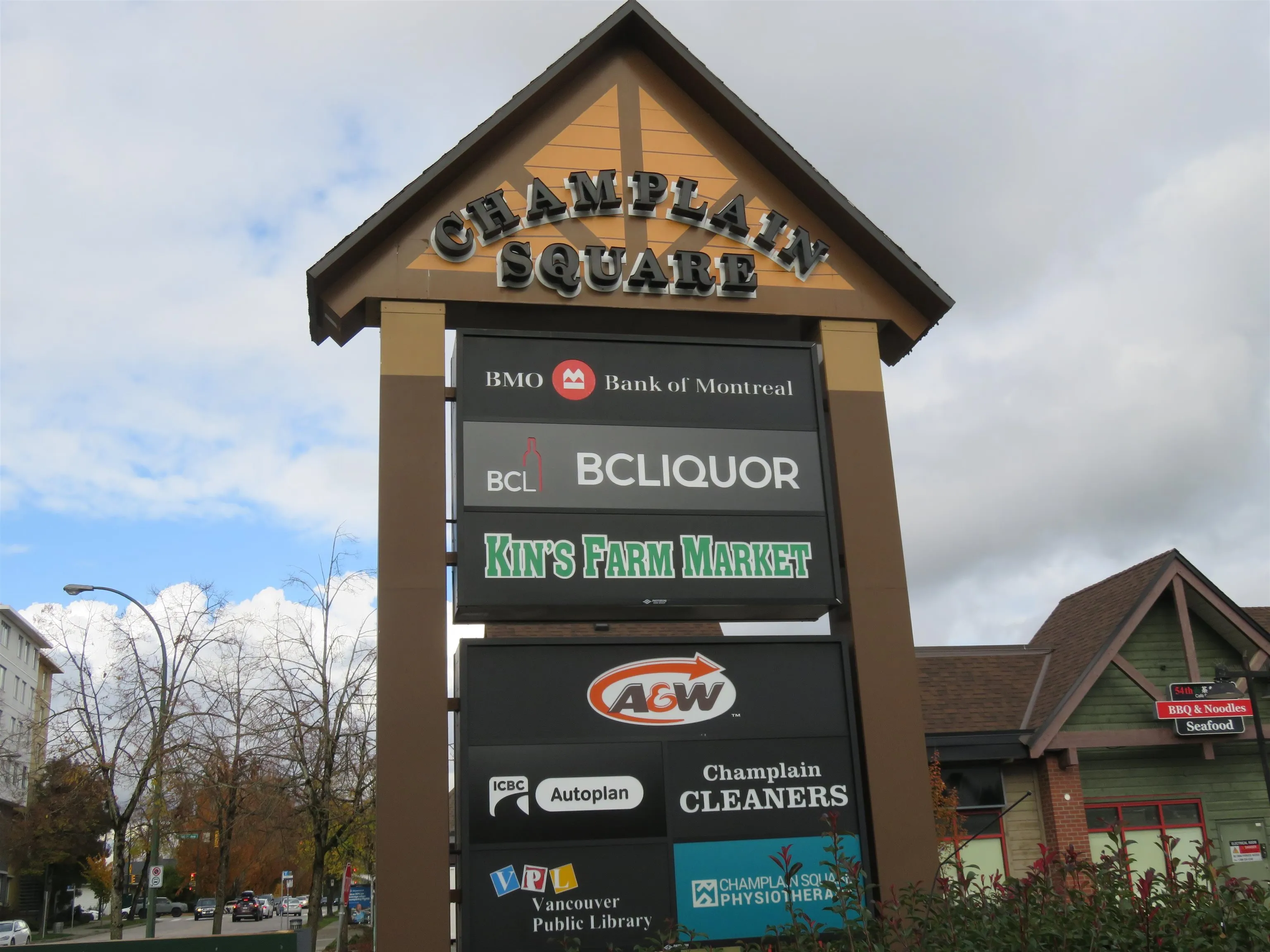 Lots of shops and services at Champlain Square nearby!