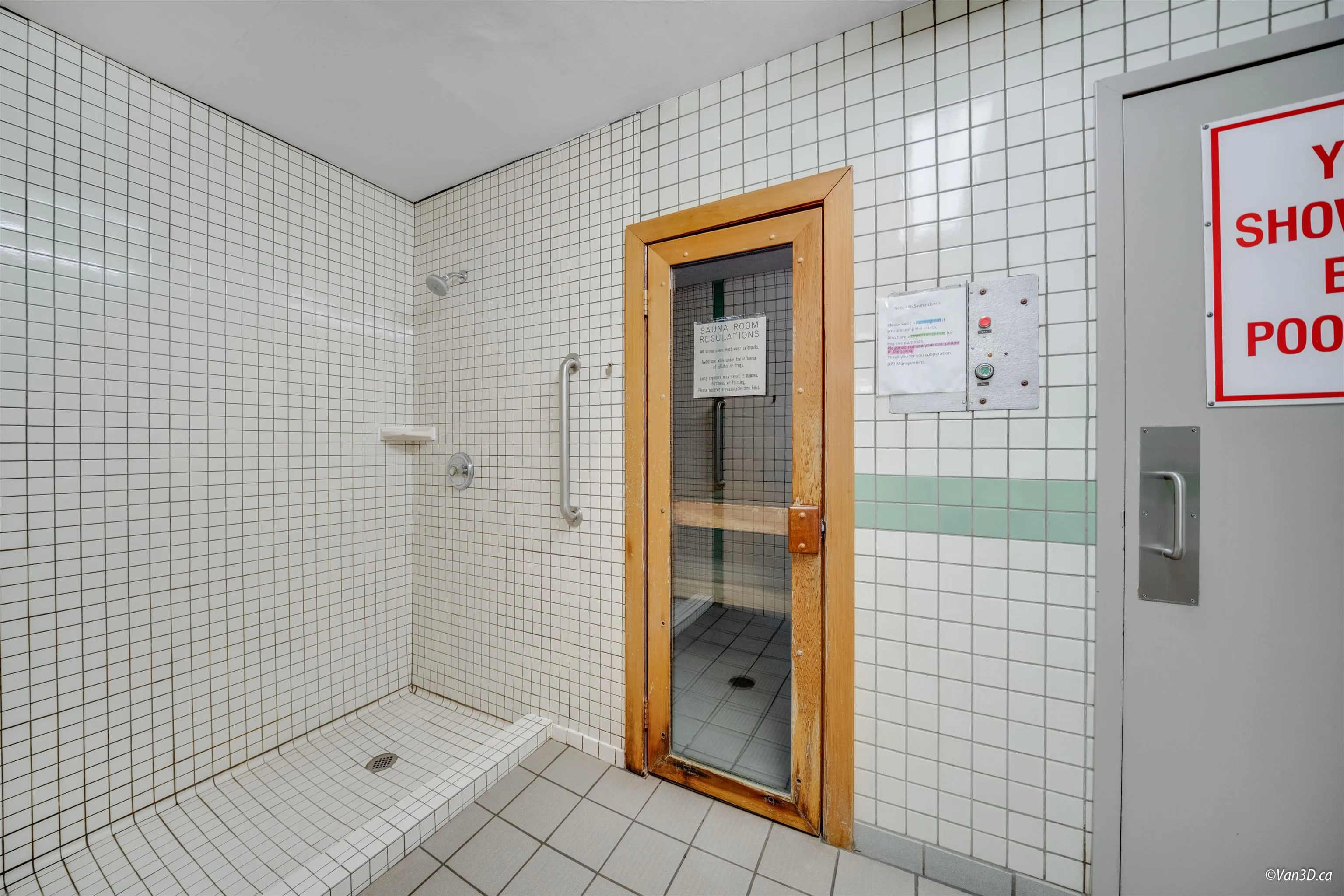 A sauna in both the Men's and Ladies changing room.