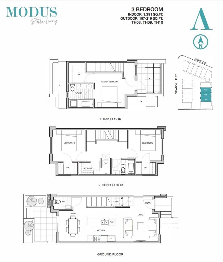 10-1488 PARK DRIVE, Vancouver, British Columbia, 3 Bedrooms Bedrooms, ,3 BathroomsBathrooms,Residential Attached,For Sale,R2816063