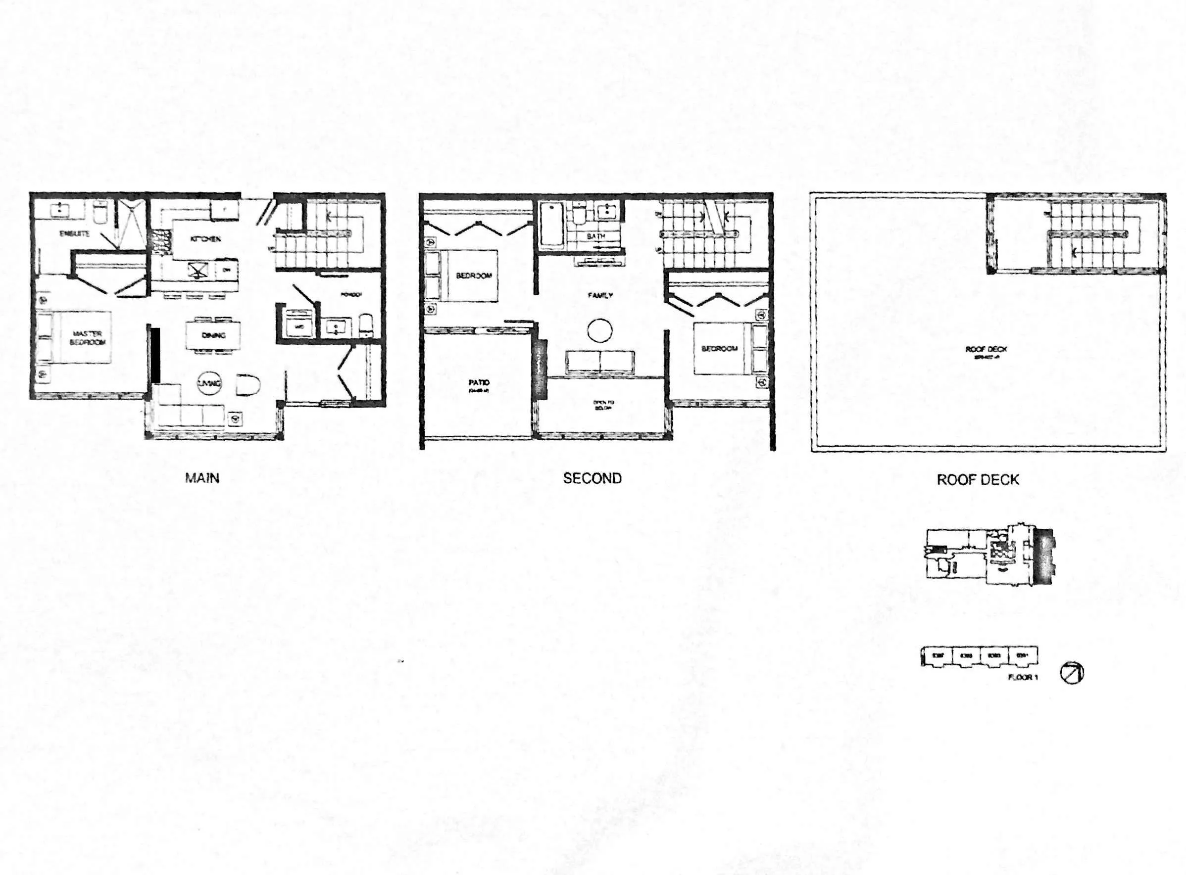 Rooms Layout (Not to Scale)