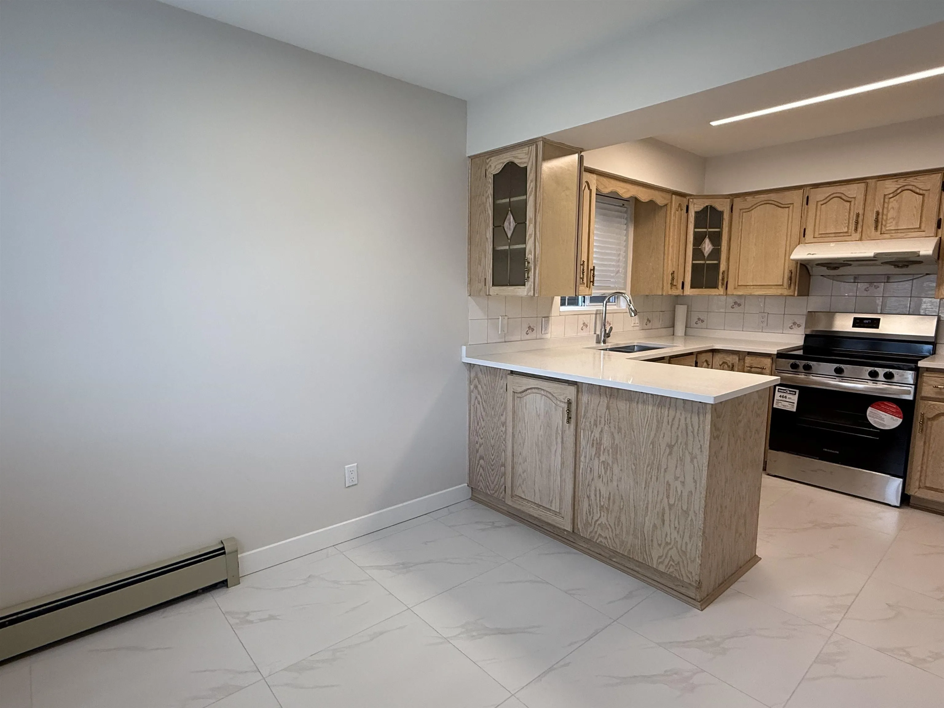 Eating area off kitchen